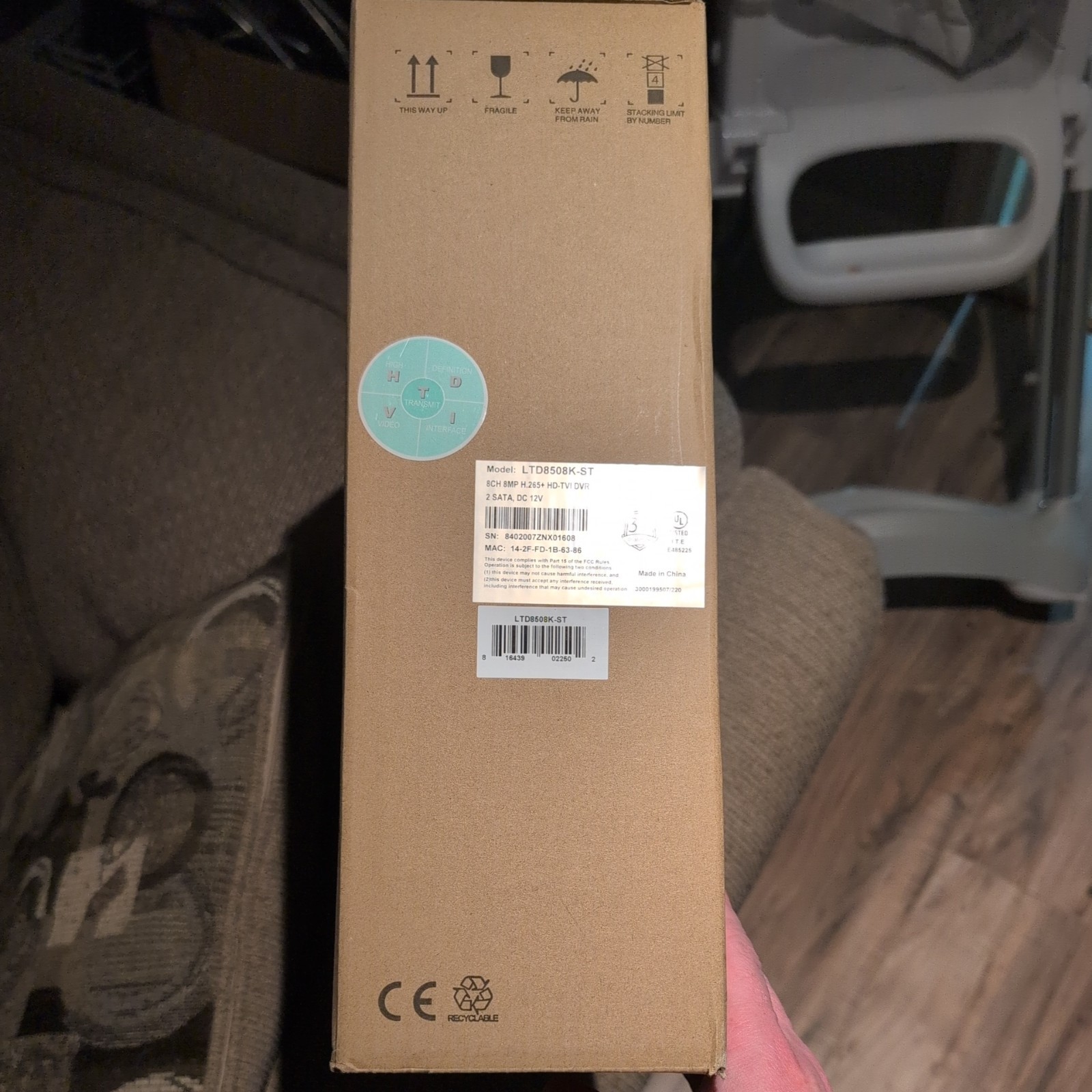8CH DVR LTS Platinum LTD8508K-ST 8MP 4K DVR support TVI, AHD, CVI and 2 IP 