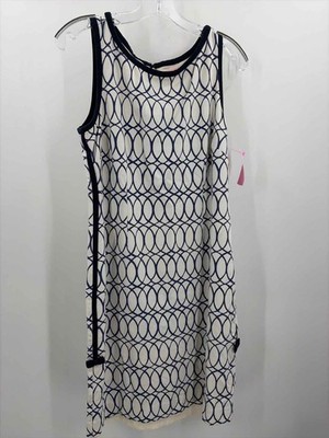Pre-Owned Lilly Pulitzer White Size Medium Knee Length Sleeveless Dress