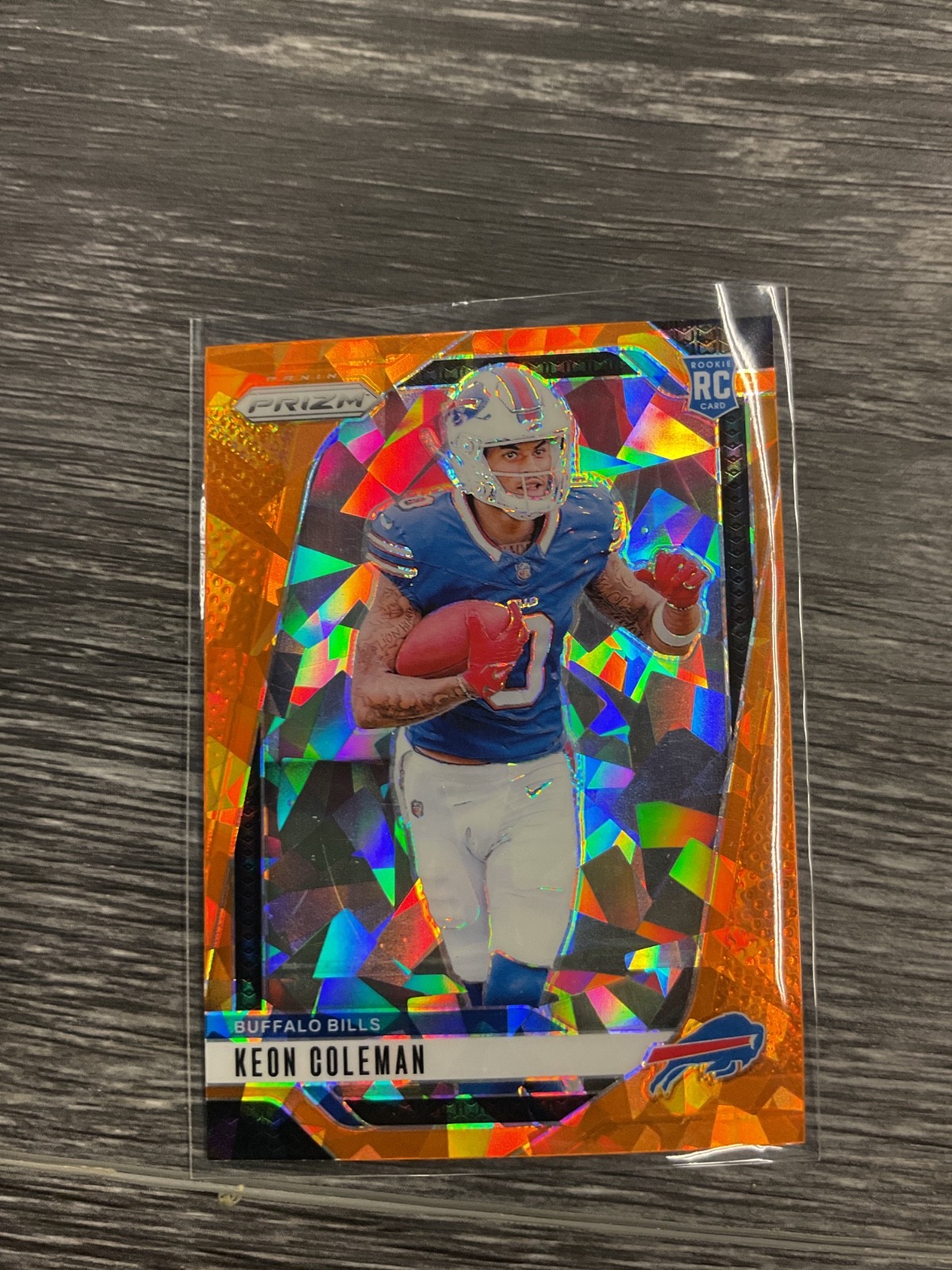2024 Panini Prizm - Rookies Keon Coleman #362 Orange Ice Prizm (RC) Bills Rookie
