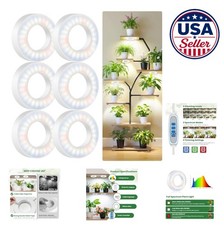 Indoor Plant Grow Light 6 Head 36W Full Spectrum LED Timer 5 Dimmable Levels