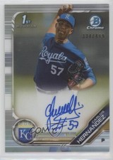 2019 Bowman Chrome Prospects Refractor /499 Carlos Hernandez #CPA-CH Auto 0rf9