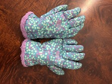 THE NORTH FACE Teal Aqua Purple Polka Dot Fuz...