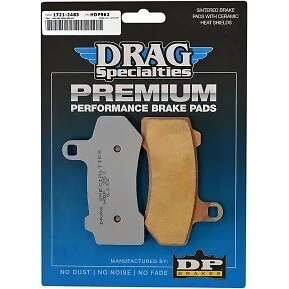Спеченные металлические передние тормозные колодки Drag Specialties 1721-2483 для Touring 08-23 - Изображение 2 из 2