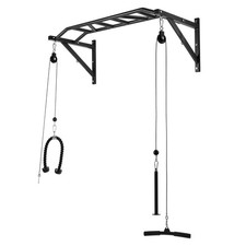 Wall Mounted Multi-Grip Chin Up Bar Heavy Dut...