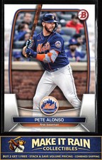 Pete Alonso 2023 Bowman #78 New York Mets Baseball