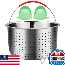 REDANT Stainless Steel Vegetable Steamer Basket for Instant Pot 6 & 8 Qt