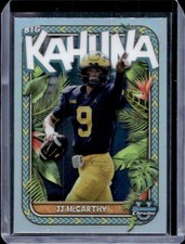 2023 Bowman University Chrome JJ McCarthy The Big Kahuna #TBK-3 Wolverines