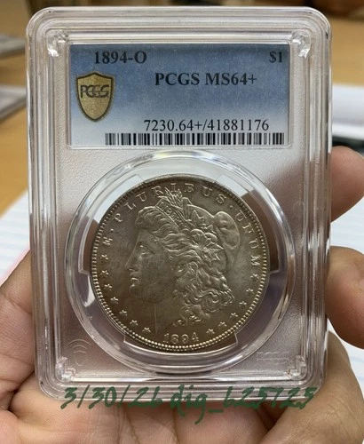 1894-O Morgan Silver Dollar $ MS64+ PCGS Excellent Condition