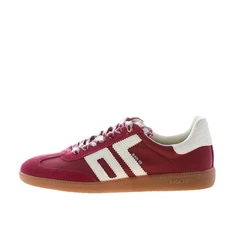 BACK 70 men shoes Ghost 10 sneaker in wine tone fabric and suede with milk
