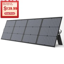 MHPOWOS 220W Foldable Solar Panel Kit for Jackery Anker Ecoflow Power stations