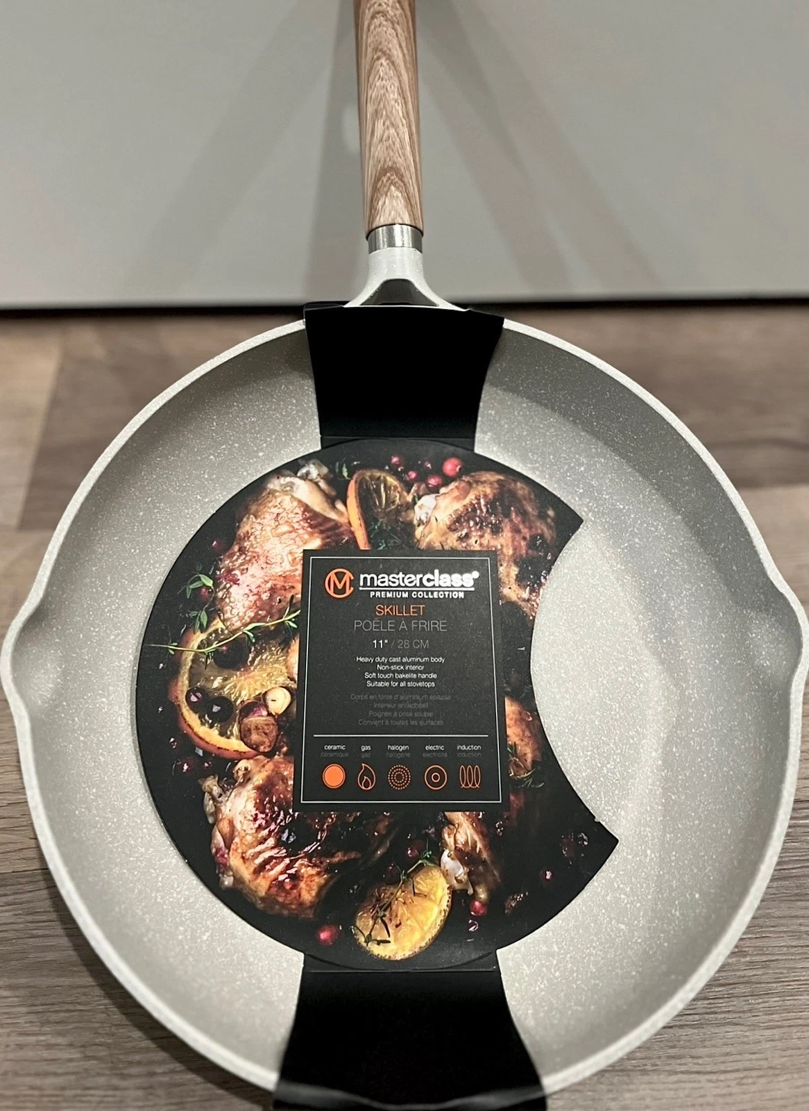 Masterclass Premium Cookware Skillet Frying Pan Beige BRAND NEW
Opens in a new window or tab