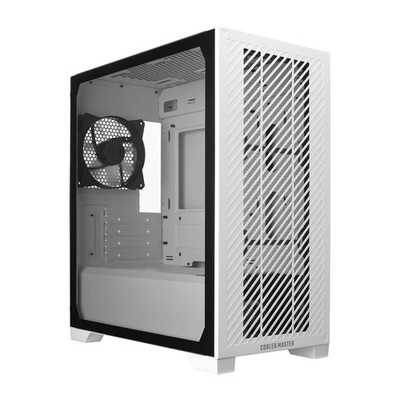 Elite 301 Lite White Micro-ATX High Airflow Minimalist PC Case, 365mm GPU Max...