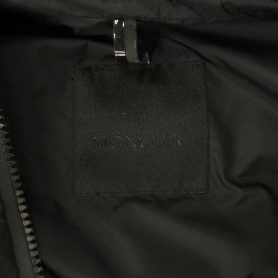 Moncler VERNASCA piumino cappuccio zip J10911A00017 nero 1 spalla usa