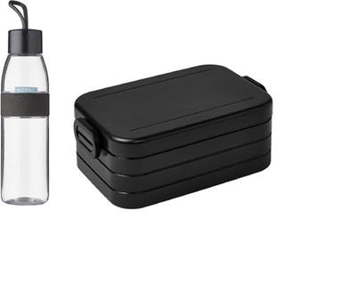 Mepal Take a Break Lunchbox + Trinkflasche 500 ml Nordic Black auslaufsicher