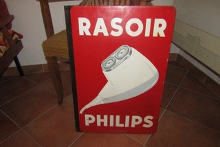 RASOIR PHILIPS PLAQUE EMAILLEE STRASBOURG