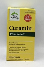 Terry Naturally Curamin Pain Relief Herbal Remedy 60 Capsules EXP 7/26