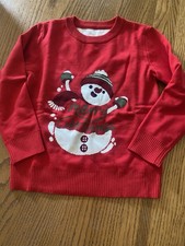 Children  s Christmas Snowman Sweatshirt