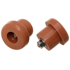 Cardiff Silicone Bar End Plugs 20-22mm, Weather-Resistant, Secure Grip & Cushion