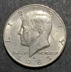 1983 D Kennedy Half Dollar .50 Cent Coin Denver Minted Avg Circ