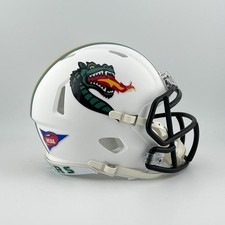 Alabama Birmingham Blazers (UAB) CUSTOM Matte White Mini Football Helmet
