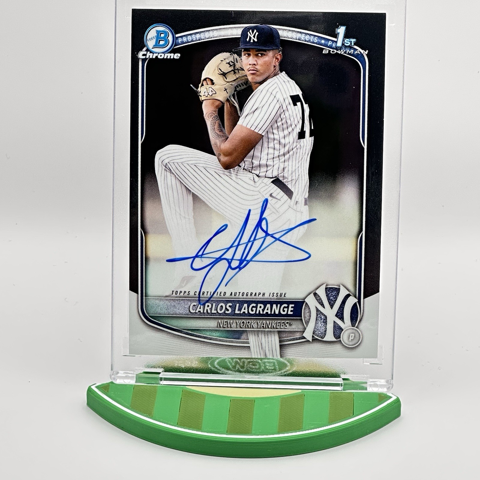 2025 Bowman Chrome CARLOS LAGRANGE  1st Auto #CPL-CL NY Yankees 🔥⚾️🔥