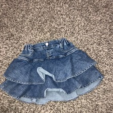 Denim Skort Girls Size 8