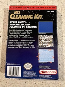 Nintendo Entertainment System NES OEM Cleaning Kit With Box & instructions