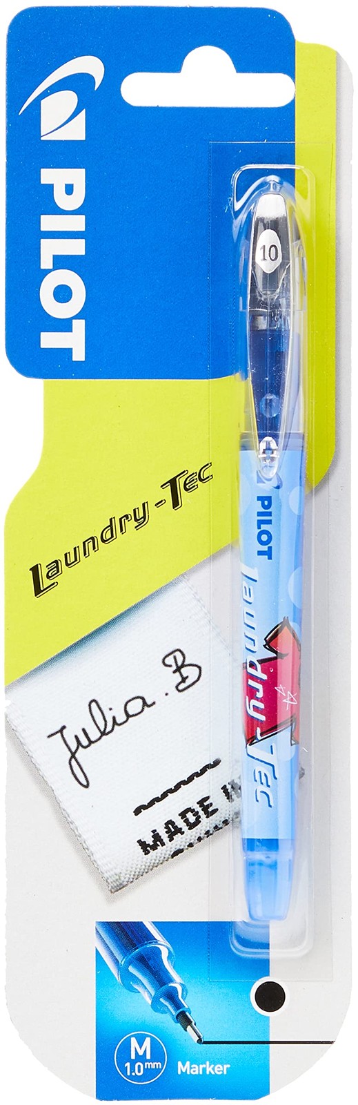 Pilot Laundry Tec Fabric Marker 1.0 mm Tip - 1 count (Pack of 1), Black