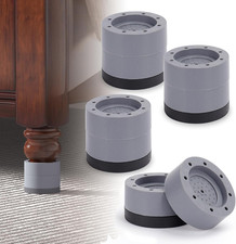 Round Bed Risers, Heavy Duty Furniture Risers 1 Inch, 2 Inch, Adjustable Furnitu