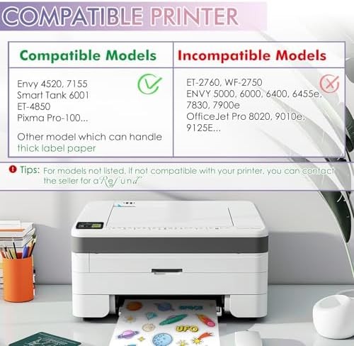 Printable Vinyl Sticker Paper Glossy