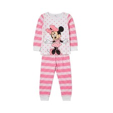 Cotton Minnie Mouse Adorable Pink  White Polka Dot Pajama Set