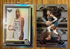 Panini WNBA 2024 Carrington Wings Prizm #27 + Collier Lynx Select #8 2-Card