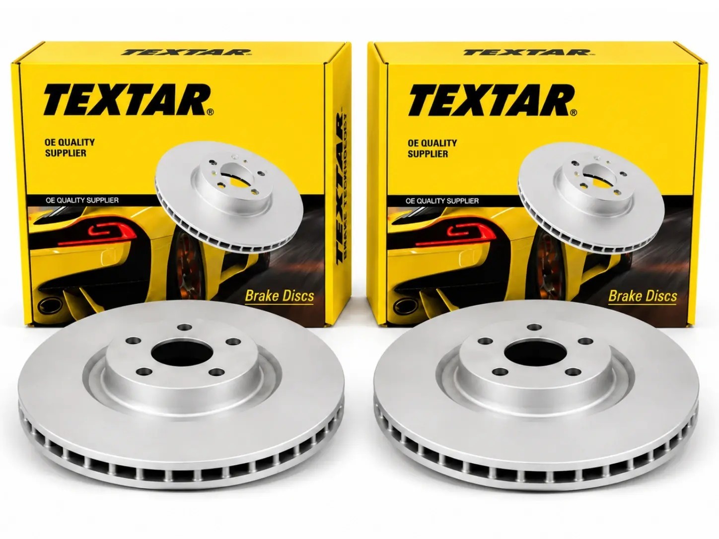 2x Brake disc internally vented 92109403 TEXTAR for NISSAN INFINITI - Image 2