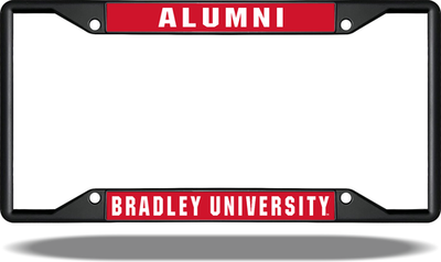 #ad #ad Bradley University ALUMNI Black License Plate Frame $28.99