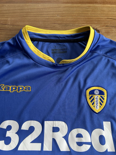 LEEDS UNITED 2016/2017 AWAY FOOTBALL SHIRT KAPPA JERSEY SIZE XL ADULT - Picture 5 of 5