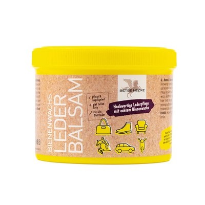 B & E Bienenwachs-Lederpflege-Balsam  500 ml - Wachspflege Leder Pflege 