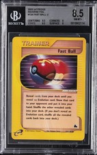 2003 POKEMON SKYRIDGE #124 FAST BALL-REVERSE FOIL BGS 8.5 on eBay
