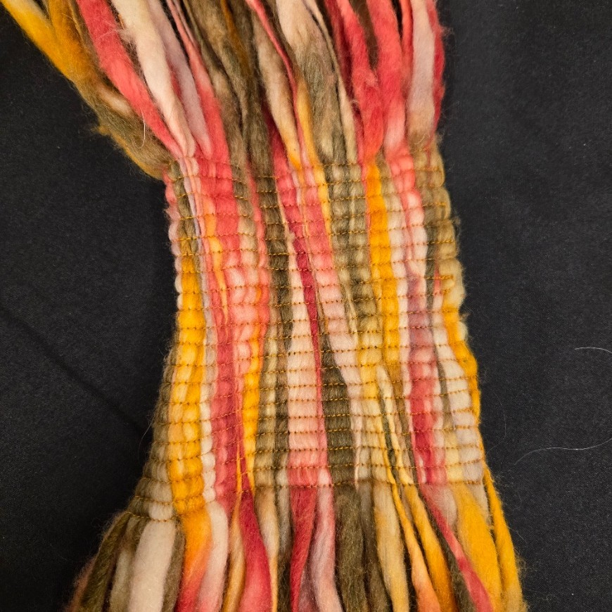 Raw Wool Knit Scarf - image 4