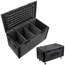 44"x22"x24" Cable Trunk Road Case with Wheels Professional Stackable Road Case