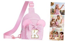 Girlsids Sling Bag Initial Crossbody Bag forid - Pink K