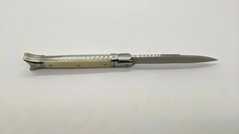 Navaja de Bolsillo Plegable D. Ponson Rara Chatellerault Personalizada Única en Su Clase con Bolsa Foto 4 de 4