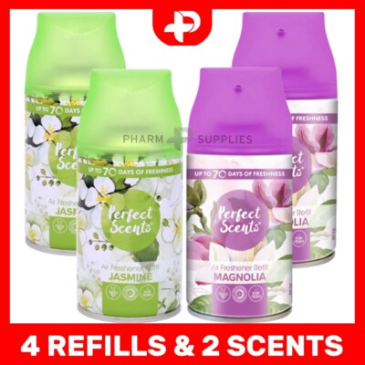Lufterfrischer Nachfüllpackungen für Air Wick Airpure Melone & Magnolia Düfte 4 Packungen