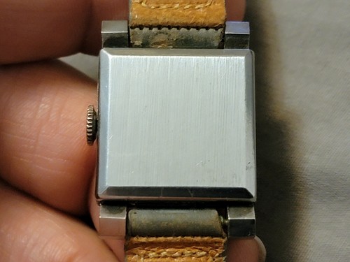 Vintage Imperial Balta Gold Plated Rectangular Manual Wind Men's Watch - Picture 7 of 11