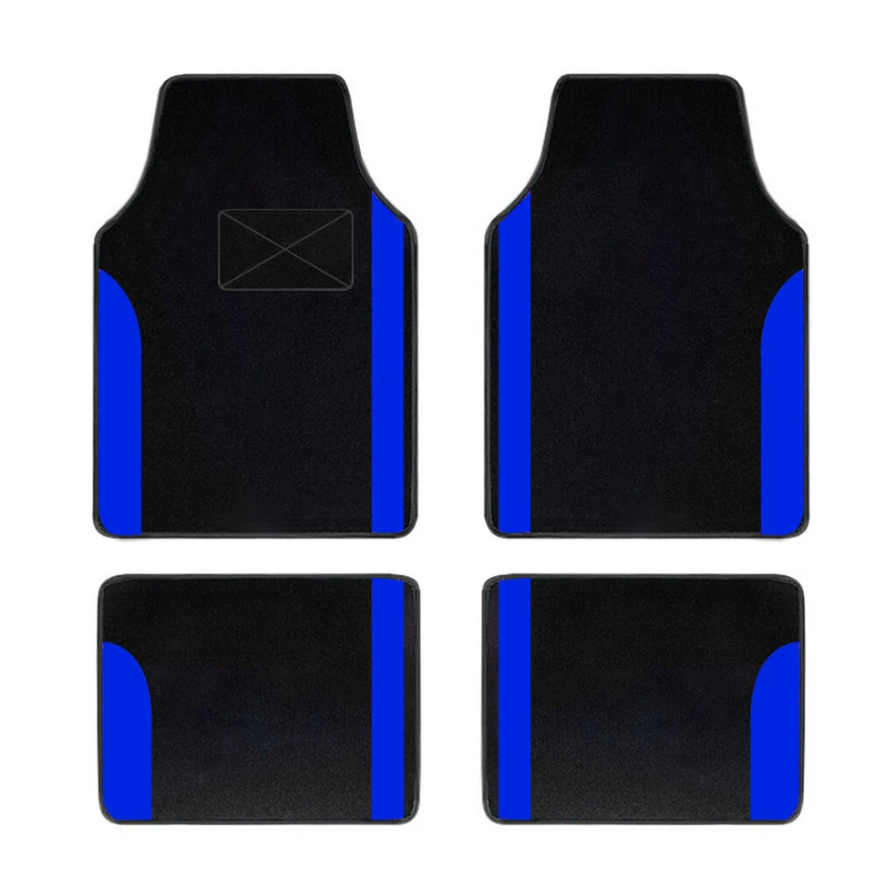 for Renault Car Floor Mats Type B Liner Carpet Suede Type 7 Blue Black Foto 2 de 4