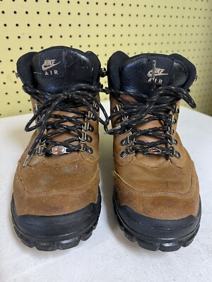 Nike Vintage ACG Chocolate Brown Suede Hiking Boots Mens Sz  display picture 3
