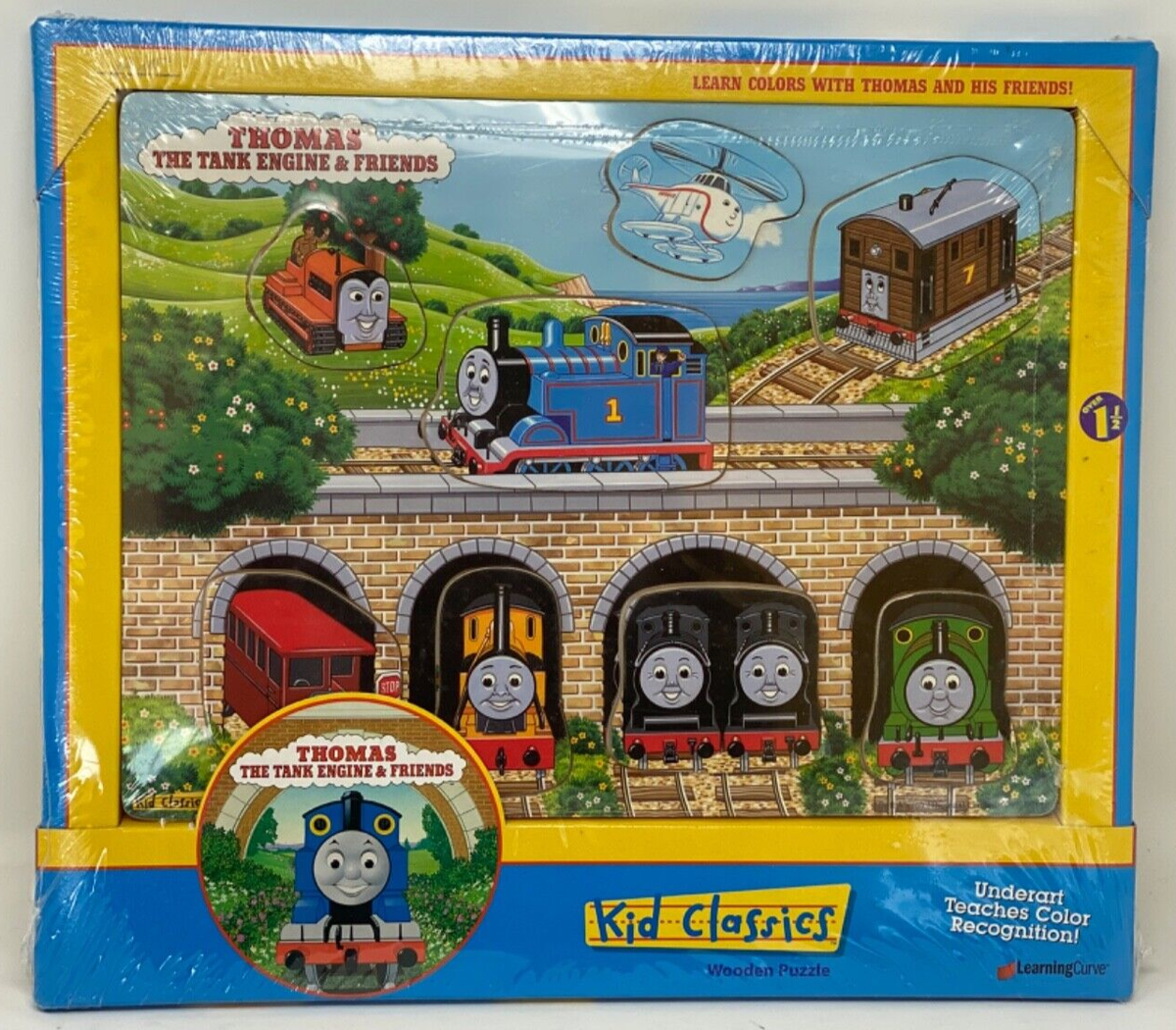 Vintage Thomas The Tank Engine & Friends Wood Puzzle 1999 Britt