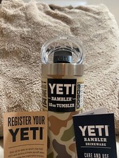 Yeti Rambler 10oz Tumbler TAN CAMO LIMITED EDITION RARE 2024 Camouflage