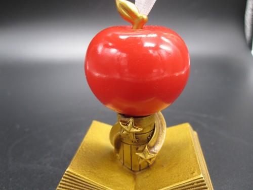 Hallmark #1 Best Teacher Christmas Apple Ornament New In Box Thank You Gift - Picture 3 of 5