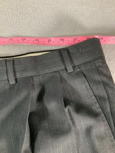 Barrington Men's Wool Blend Pin Stripe 2 Button Suit, Gray, 42R - Picture 9 of 11