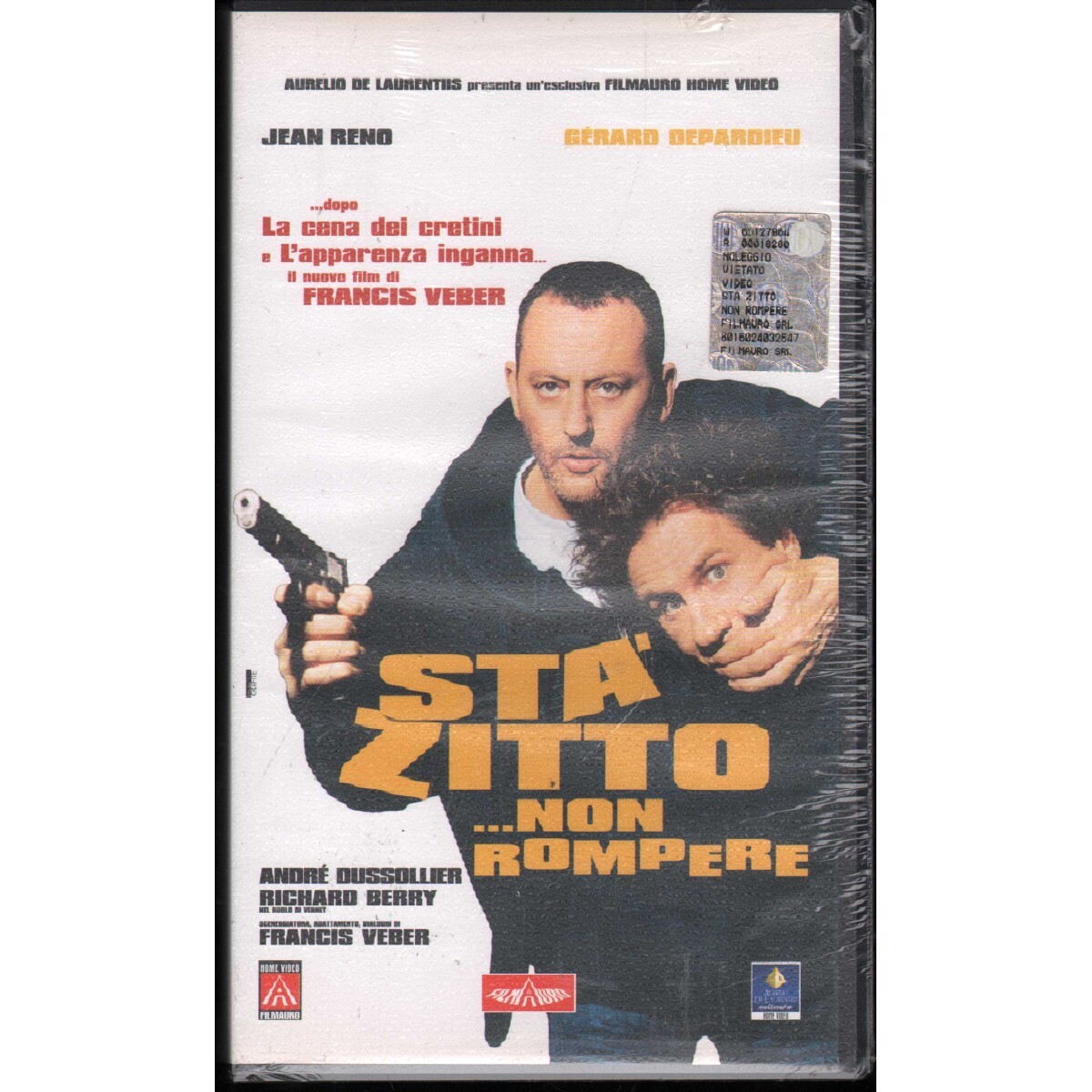 Shut Up...Don't Break VHS Francis Veber Univideo - 801602403254 Sealed
